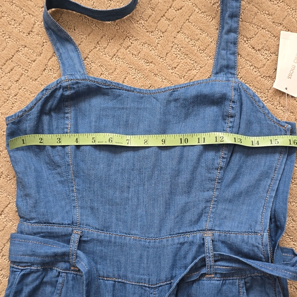 Ella Moss Denim Jumpsuit Sz 27 - Picture 13 of 13
